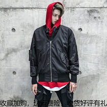 Autumn national Tide mens oversize casual jacket bf Harajuku wind Youth student couple baseball jacket