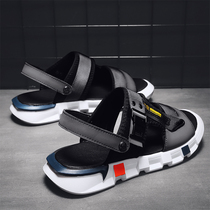 Sandals mens 2021 new trends outside wearing non-slip beach shoes Leisure soft bottoms Dual-purpose cool towing summer men slippers