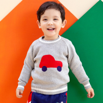 Childrens sweater autumn and winter New Fashion cartoon knitwear boys casual thread clothes baby cotton pullover