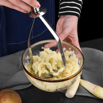 Egg Press Clay manual stainless steel mashed potatoes mash mashed potatoes Home Kitchen Baby Complementary to Potato Rolling