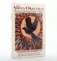 Sibyls African black pigeon oracle card The Sibyls Oraculum