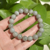 42# Natural Xinjiang Gobi Jade Gray gold silk jade bracelet surface color jade hand choruo color stone 1cm road road Road