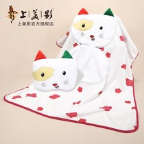 On the beautiful shadow big ears small monsters storage blankets nap office blankets national day dress