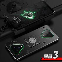 Black shark 2 mobile phone case millet 9 metal frame black shark 2pro protective cover Black Shark 3 three anti-fall shell tide man