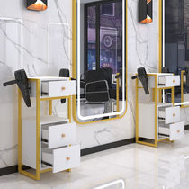 Barber shop tool cabinet trolley hair salon special barber cabinet beauty salon hairdressing drawer mobile cabinet