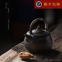 Original mine Old rock mud boiling kettle Electric pottery stove special Kung Fu cooking teapot Jingdezhen handmade pottery kettle kettle ceramics