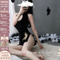 J Gill: Breeze Princess Wind Sleeping Dress Lady Summer 2020 New Uniform Lace Sexy Private Room Sleepwear