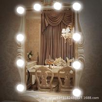 Hollywood mirror headlight dressing table bulb String led beauty makeup bulb usb three-color makeup mirror bulb
