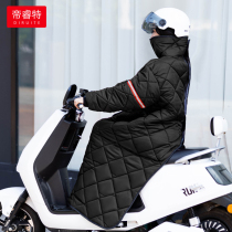 Electric car windshield is added in winter with velvet thickened battery bicycle warm shield windbreaker waterproof motorcycle cold cover