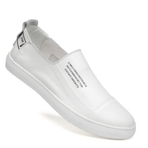 Leather white shoes mens shoes spring tide shoes 2019 new white board shoes mens Korean version of the trend all-match casual shoes men