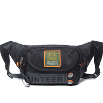 Kettle fanny pack Male multi-functional waterproof leisure outdoor sports bag crossbody bag Chest bag small backpack Female canvas bag