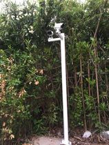 According to the license plate monitoring rod L-type extended wall-mounted holding pole camera head bracket electric box