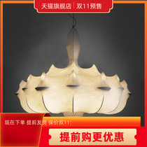 Italian Silk Building Middle building living room large chandelier modern simple creative personality atmospheric art bedroom lamps