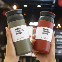 Japanese coffee thermos cup male and female students Korean version of simple frosted Net red water Cup ins portable art Cup tide