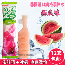 Korea imported popsicle Bingley watermelon flavor ice cream 130ml 12 popular ice cream