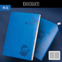 Hong Kong Daycraft Degoff flagship series Twisted Egg Doudou Space Edition Limited Edition A5 horizontal line notebook notepad creative hand account card set hipster gift gift
