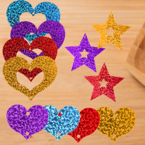 Balloon sequin pendant heart shaped five-pointed star PVC laser sequins 100 pieces wedding house birthday party mall layout