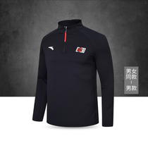 Anta national uniform Long-sleeved T-shirt Mens and womens national team pullover sweater CHINA half-chain stand-up collar shirt 45943106