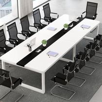 The conference table is about the modern long table table table and the desk and chair combination office desk long desk table