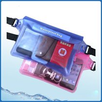 Swimming waterproof bag Large waterproof waist bag Mobile phone camera waterproof bag Outdoor sports portable storage transparent bag