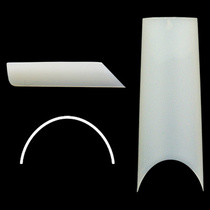 (Spot)Japan incognito natural color MITHOS extended nail C arc half patch nail sheet 50 pieces