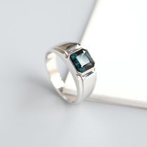 2 65 carat natural deep cobalt blue spinel men ring ring deep Suit fire color good 18K gold inlaid atmosphere overbearing