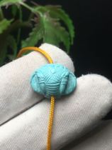 Raw mineral jelly Turquoise Elephant God back Cloud accessories