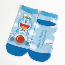 Doraemon export Japan regional limited pure cotton womens socks Socks Airport limited