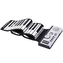 Cross - border 61 - key hand roll piano thickness silicone beginning portable folding electronic instrument for adults