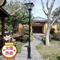 Real shot simple modern LED solar garden lights 3 meters 4m integrated Road Community Garden street lights without wiring