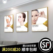 Microcosmetic Hung Painting Medical Beauty Decoration Painting Beauty Salon Skin Management Propaganda Poster Medical Beauty Hospital Wall Painting