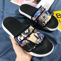 Slippers men summer 2021 new fashion wear Korean version of personality outdoor trend sandals men Beach