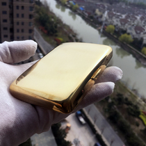 Zorro 20pcs 16pcs portable personality ultra-thin mens creative vintage brass pure copper original copper high polished cigarette case