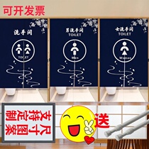 Customized school curtain personalized toilet bathroom half curtain kitchen curtain public toilet partition curtain free of punching