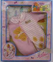 ZAPF baby chou chou Eve simulation doll accessories clothing Pink lint one-piece 36cm