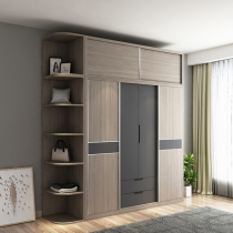 Modern minimalist pushing Ramen wardrobe assembly Home Nordic bedroom cabinets multifunctional containing economical lockers