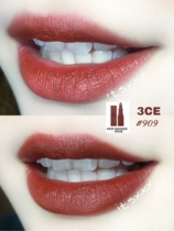Korea 3ce autumn and winter new pumpkin color lipstick 909#114#115#116#117 Earth color Earth orange brick red