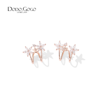 Temperament earrings female Korean personality simple ear bone clip one-piece net red earrings 2021 new trendy ear clip