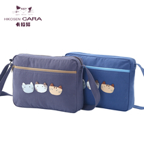 HIKOSEN carabat cat shoulder bag female mini mobile phone cute canvas light bag shoulder bag