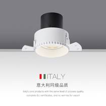 Downlight led ceiling light Household living room corridor aisle entrance creative simple round embedded hole light hole light