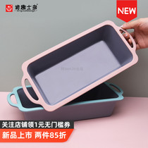 Ken Fuji New Silicone European-style double-color rectangular cake die stainless steel high temperature and easy to demould baking