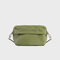 Kazisk waterproof coated canvas slanted bag small retro shoulder bag mens functional leisure pack