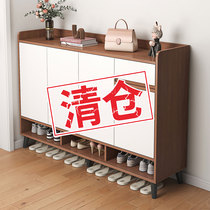 Shoe cabinet household door large capacity adjustable space to collect artifacts rental household dust shoe shelves