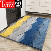 TVNW Nordic light luxury floor mat entry door mat entrance mat non-slip mat household dirty carpet customization