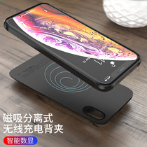 Applicable apple 12 back clip style separation of detachable XS magnetic attraction iphone xsmax exclusive xr ultra-thin 11pro mobile power supply 8plus charging treasure large capacity wireless