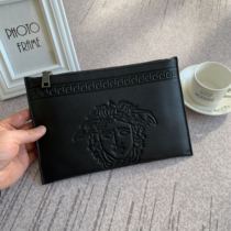 Mens handbag genuine leather new beauty Duesha handbag mens hand hold envelope hand grip bag Youth casual business clip wave