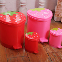 Desktop Trash Can Mini Creative with lid Home Office Small Number of headbeds Bedroom Living room Kitchen Garbage Family