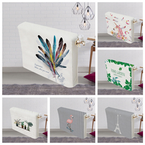 Horizontal radiator cover cover decorative cover household fabric dust cover cover all-inclusive old anti-blackening cover cloth
