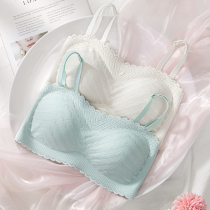 Shoulder Strap Underwear Woman Thin summer wrap Chest Smear Big Chest Anti-Walking Light Invisible Poly-proof No-slip bra