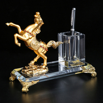 Business gift crystal pen holder ornaments Xie teacher gift graduation commemorative gift for teacher customized practical creative small gift